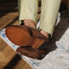 Image of British Style Men's Shoes With Square Toe Suede Shopping