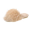 Image of Fairy Style Fluffy Slippers Women's Outer Wear Shopping