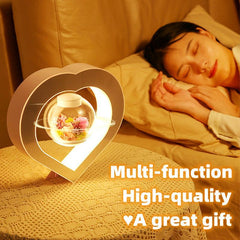 Valentines Day Gift Heart Floating Table LED Night Light Magnetic Levitation Creatives Lamp Desk Lamp Home Decor Shopping