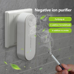 Air Purifier Anion, Mini Portable Air Purification Air Freshener Ionizer Cleaner Dust Cigarette Smoke Remover Toilet Deodorant Shopping