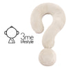 Image of 3me Lifestyle Portable Question Mark Pillow Memory Foam Travel Neck Pillows Ergonomic Neck Support Cushion For Sleeping Rest On Airplane Car Train And At Office And Home Use Shopping