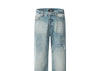 Image of Fashion Holes Straight Jeans For Men Shopping