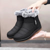 Image of Full Tendon Bottom Non-slip Waterproof Fleece Lined Thickened Thermal Cotton Boots Shopping