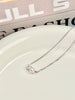 Image of 925 Sterling Silver Square Diamond Natural Freshwater Pearl Pendant Shopping