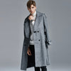 Image of Above-knee Herringbone Coat For Men Shopping