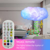 Image of USB Cloud Light APP Control Music Synchronization 3D RGBIC Ambient Light Lightning Simulation Clouds Bedroom Room Light Shopping