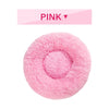 Image of Fluffy Donut Dog Bed  Warm Soft Long Plush Pet Cushion Dog House Cat  Bed Washable Pet Sofa Mat Calming Samll Large Dog Beds Shopping