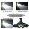 Image of T6 Headlamp Rechargeable 350000LM LED Zoom Headlight Head Torch USB Line New UK Shopping