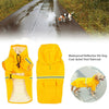 Image of Dog Raincoat,Waterproof Dog Rain Jacket With Safety Reflective Stripe,Hooded Slicker Dachshund Doggy Dog Poncho With Leash For Dogs And Puppies Shopping