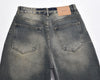 Image of American Retro Washed Jeans For Men Shopping