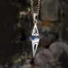 Image of Inlaid Zircon Diamond Pendant Vintage Necklace Shopping