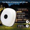 Image of Wanjo Outdoor String Camping Lights,5 Modes Dual Mode Adventure Tent Lantern 35Ft,Quick 30s Recovery,Portable Versatile Camping Lamp With Carry Bag For Camping,Christmas Fairy Lights Decor Shopping