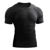 Image of Workout Clothes Short Sleeve Men Quick Drying Clothes Exercise Running T-shirt Shopping