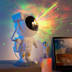 Creative Astronaut Galaxy Starry Sky Projector Nightlight USB Atmospher Bedroom Table Lamp Shopping