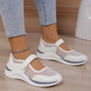 Image of Women's Casual Thick Bottom Breathable Velcro Women's Mesh Surface Shoes Shopping