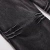 Image of Washed Old Wide Leg Denim Trousers For Men Shopping