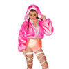 Image of Women's Fox Fur Colorful Led Performance Jacket Shopping