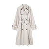 Image of Women's Loose Long Trench Coat And Overcoat With Strap Shopping