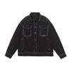 Image of Denim Coat Men's Autumn American Simple All-matching Shopping