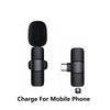 Image of Wireless Lavalier Microphone Portable Audio Video Recording Mini Mic For I Phone Android Long Battery Life Live Broadcast Gaming Shopping