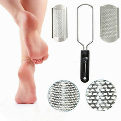 Pro 2 In1 Foot Callus Remover File Rasp Scraper Cracked Pedicure Rough Tool Colossal Foot Scrubber Foot File Foot Rasp Callus Remover Stainless Steel Foot Grater Foot Care Pedicure Tools Shopping111