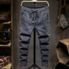 Image of Autumn Men's Elastic Jeans Loose Size Shopping