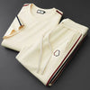 Image of Short Sleeve Sports Set Men's Embroidery Straight Shopping