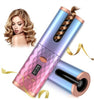 Image of Rechargeable Automatic Hair Curler Women Portable Hair Curling Iron LCD Display Ceramic Curly Rotating Curling Wave Styer Shopping111