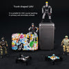 Image of New Luggage Box Storage Box Folding Mini UAV Aerial Photography Remote Control Four Axis Children's Toys Drone Shopping