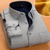 Image of Autumn And Winter Thickened Fleece Warm Shirt Men Shopping