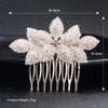 Image of Bridal Hair Comb Hair Popular Rhinestone Korean Headdress Wedding Accessories Shopping