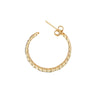 Image of Women's Fashion Retro Gold-plated Woven Twisted C-shaped Ear Ring Shopping