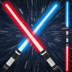 Lightsaber Kids - 2 Pack - LED Light Up Saber With Sound Retractable 7 Colors Light Saber Sword For Boys Kids Party Favors Shopping