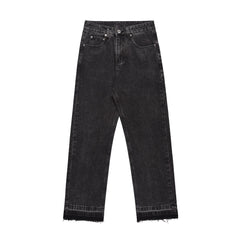 Men's Raw Edge Denim Trousers Shopping