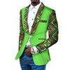 Image of African Men's Casual Printed Cotton Suit Shopping