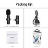 Image of Lavalier Mini Microphone Wireless Audio Video Recording With Phone Charging  Wireless Lavalier Microphone Broadcast Lapel Microphones Set Short Video Recording Chargeable Handheld Microphone Live Stre Shopping