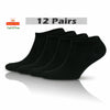 Image of 12 Pair Men Women Trainer Liner Ankle Socks Invisible Cotton Low Cut Sport Socks Shopping