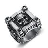 Image of Men's Fashion Personality Skull Rock Ring Shopping