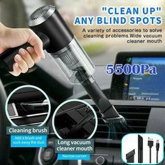 Portable Car Vacuum Cleaner, Handheld Vacuum High Power Cordless, Hand Vacuum Rechargeable Easy To Clean Car Interior, Desktop, Sofa, Keyboard, Drawer And Crevices, Small Spaces Shopping