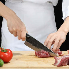 Meat Cleaver Knife-Japanese Butcher Knife Meat Cutting-Professional Chef Knife High Carbon Stainless Steel With Ergonomic Handle- Ultra Sharp Kitchen Chef Knives For Home Outdoor BBQ Shopping