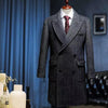 Image of Vintage Wool Woolen Coat Polo Business Long Shopping