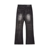 Image of Slightly Flared Denim Trousers Men's Fashion Shopping