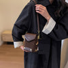 Image of Retro Suede Phone Crossbody Small Square Bag Shopping