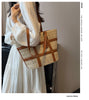 Image of Women's Large Capacity Fashion Shoulder Woven Bag Shopping