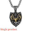 Image of Domineering Antlers Titanium Steel Pendant Necklace Shopping