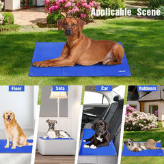 Dog Cooling Mat Non-Toxic Self Cool Gel Mat For Pets , Prevent Overheating During Rest & Sleep Shopping