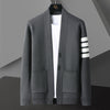 Image of Knitted Cardigan Men's Coat Trendy Handsome Outer Wear Cloak Casual Sweater Shopping