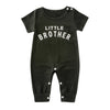 Image of Male Alphabet Long Sleeved Romper Newborn Baby Jumpsuit Female Baby Casual Romper Shopping