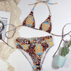 Image of Printed halter bikini Shopping