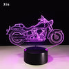 Image of Motorcycle led desk lamp Shopping